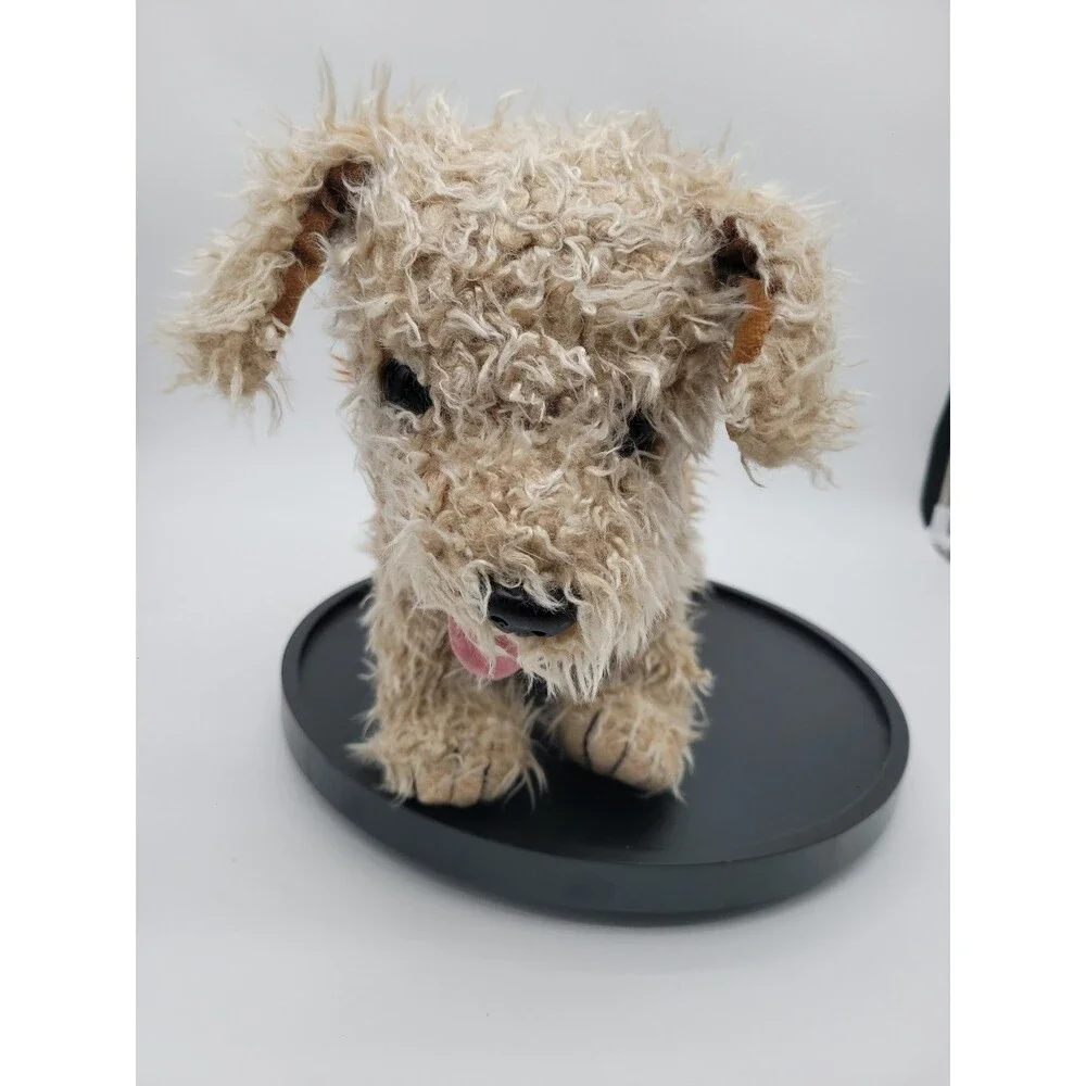 Ty Classic Toffee Shaggy Puppy Dog Plush Terrier Stuffed Toy Animal Large